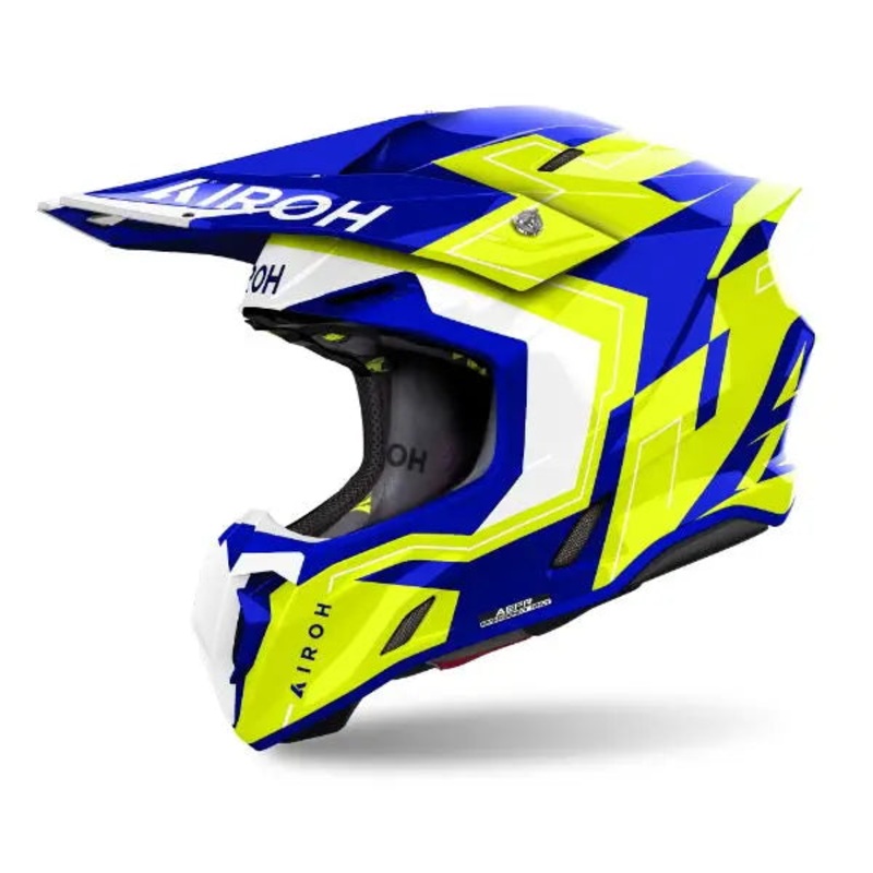 Airoh Twist 3 Dizzy Gloss Blue / Yellow