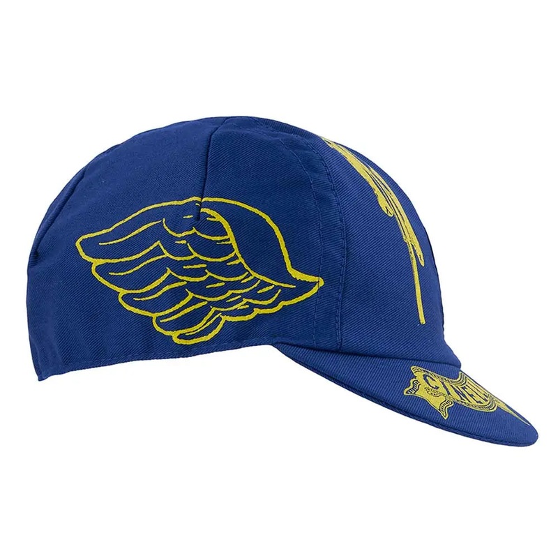 Cinelli Milano Bike Veterans Cycle Cap Blue / Yellow