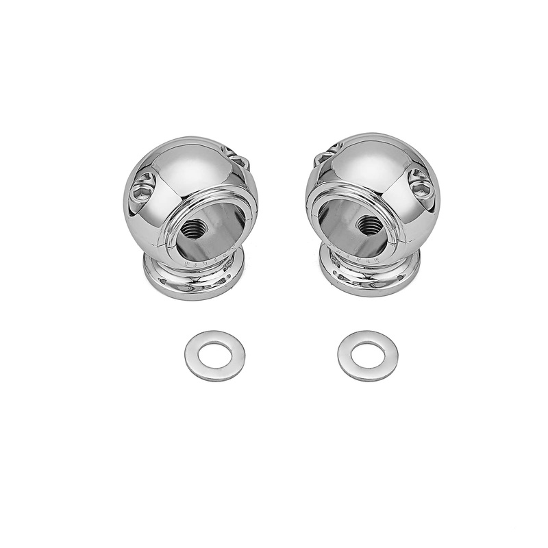 Harley Dyna Fat Bob FXDF Street Bob FXDBP 1.5 Inch Riser 1.25″ Handlebar Clamp Classic Round Head