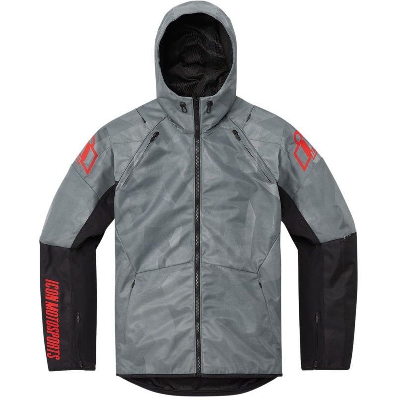 Icon Airform Battlescar Textile Jacket Grey