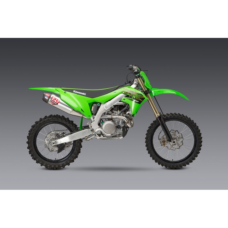 KX450F 19-23 / KX450X 21-23 RS-12 Stainless Full Exhaust, w/ Aluminum Muffler