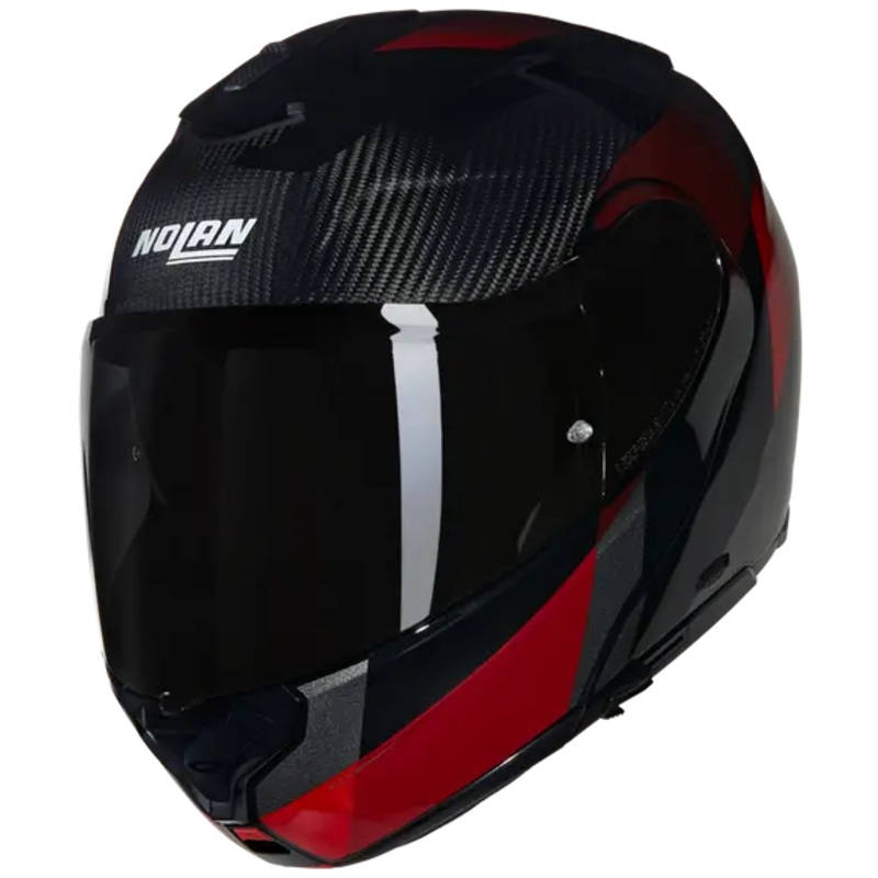 Nolan X-1005 Ultra Carbon Sportivo Modular Carbon / Red / Grey