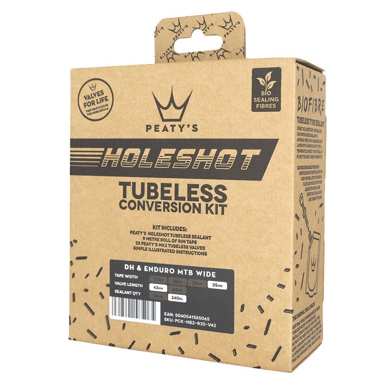 Peatys Holeshot Tubeless Conversion Kit – 35mm – MTB Wide