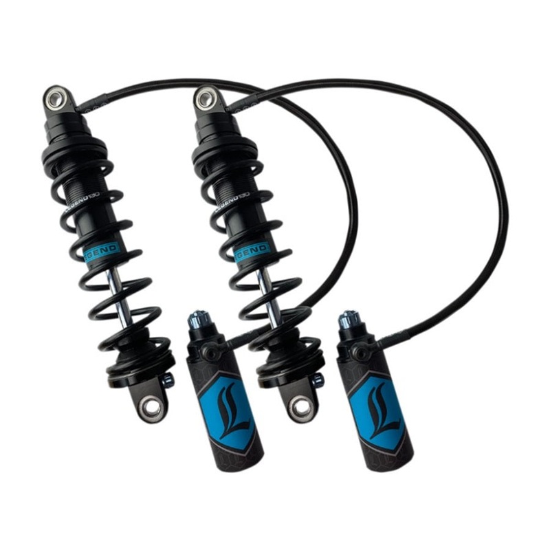 REVO ARC Remote Reservoir Shocks – Standard Springs – Black – 13″ ’99-’08 FL Touring models