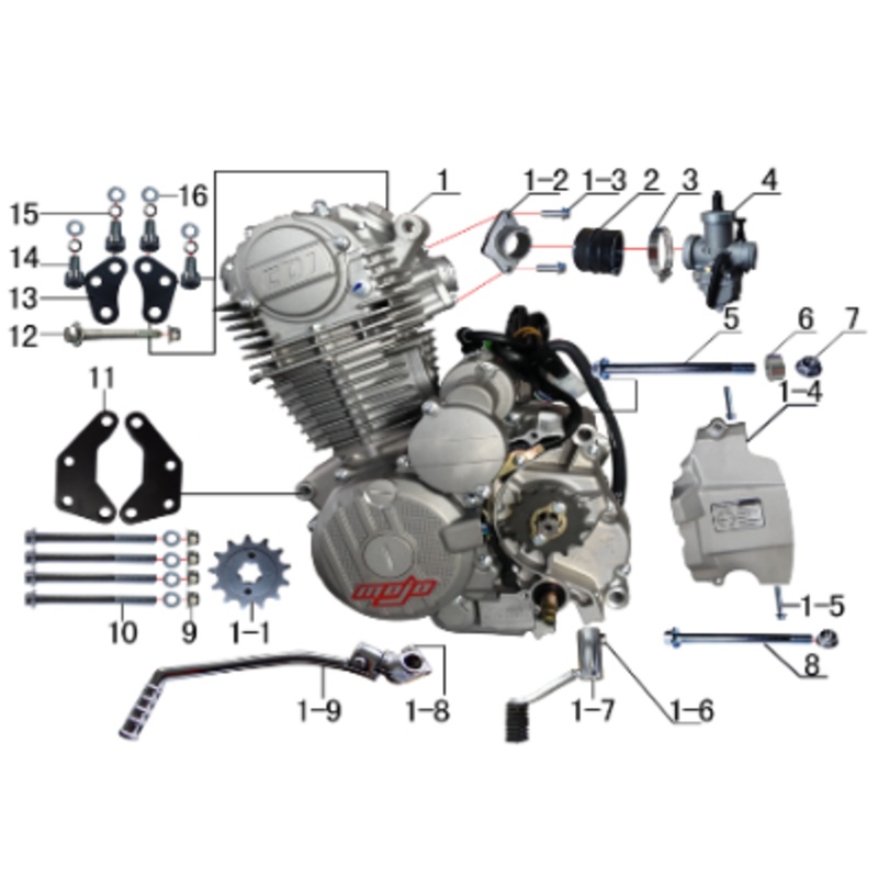 Stainless Hoop – 230DH Gas Dirt Bike