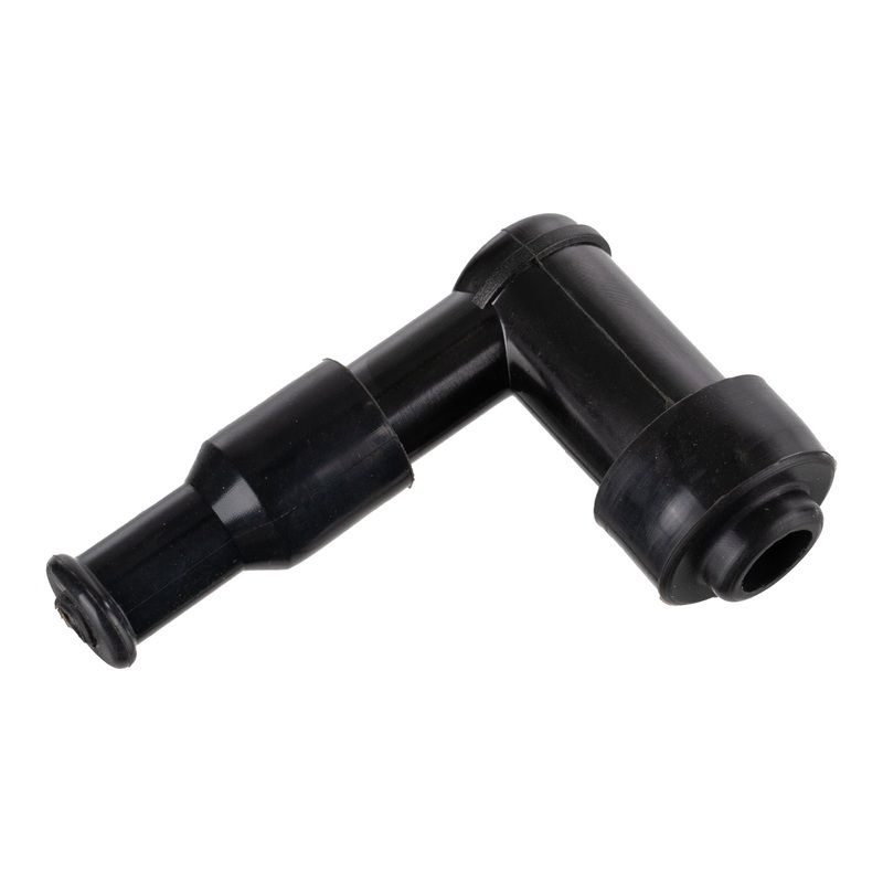 Whites Spark Plug Cap (Replaces LB05F) Right Angle – Black