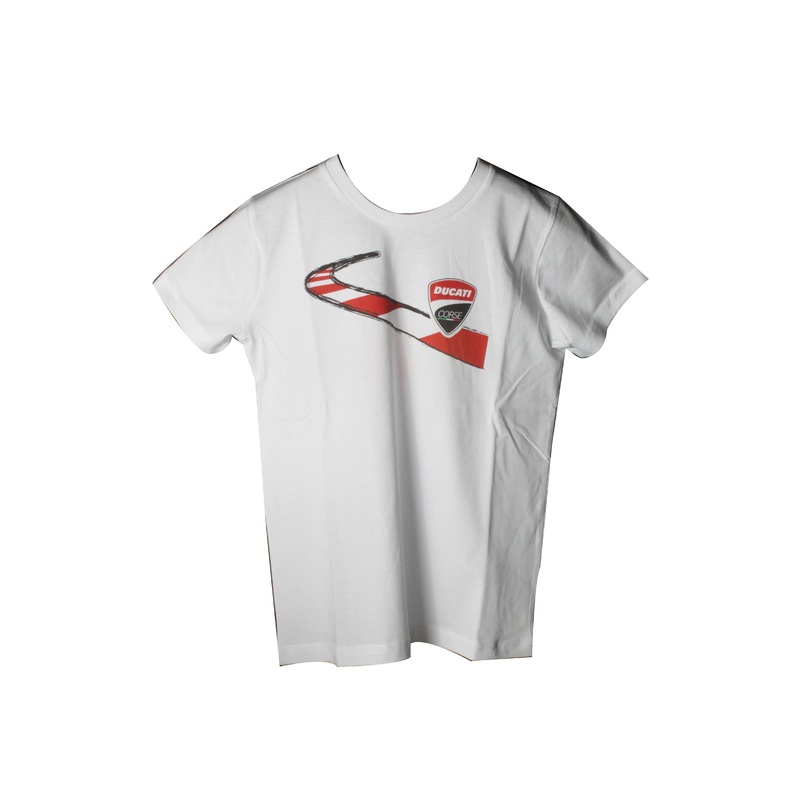 MotoGP Ducati Racing Kids (YEARS 4-6) T-Shirt (White)
