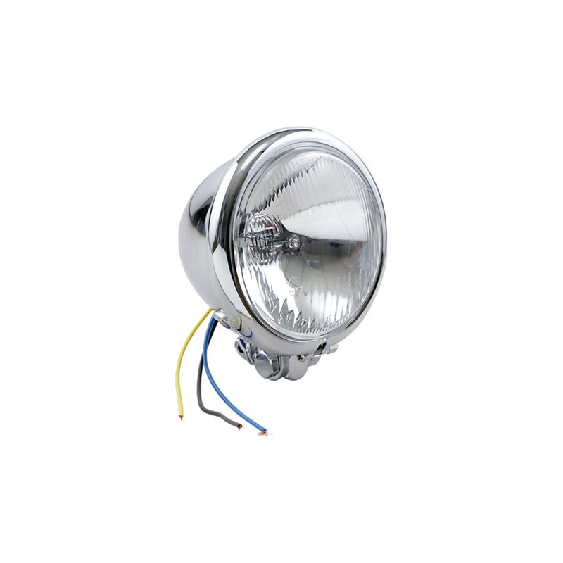 4.5″ Vintage Chopper Style Headlight – Chrome