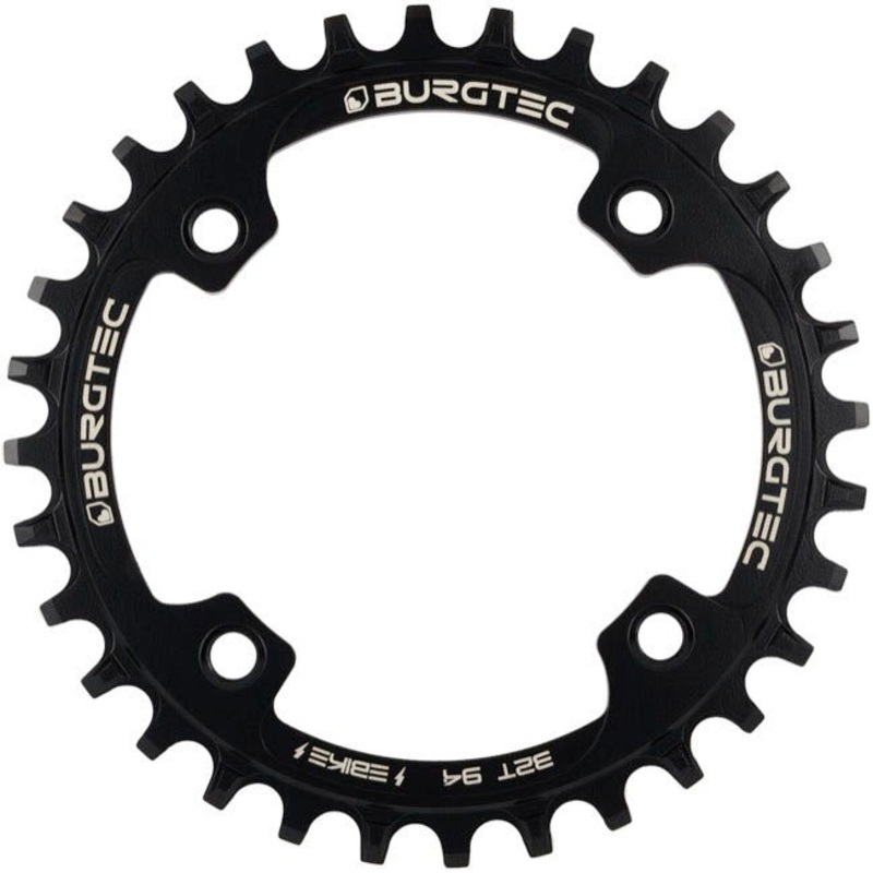 Burgtec E-Bike Steel Thick Thin Chainring – SRAM 94mm BCD – 32T- Black