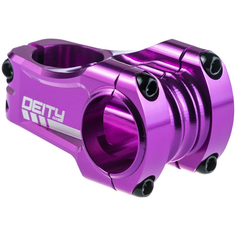 Deity Copperhead Stem – 50mm Length – 31.8mm Clamp – Purple