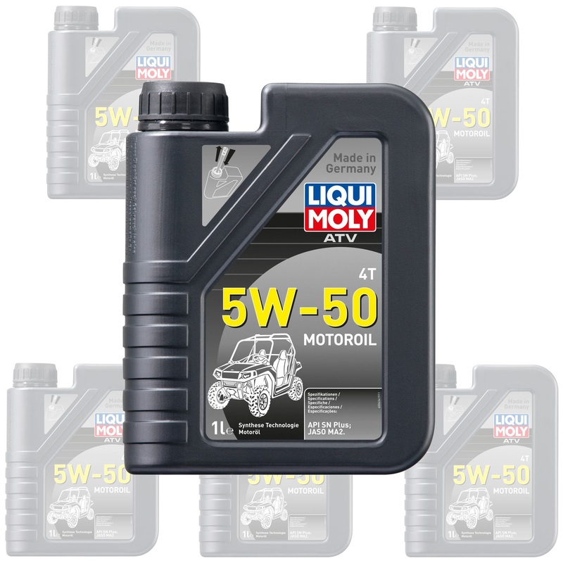 Liqui Moly Oil 4 Stroke – Semi Synth – Atv Motoroil – 5W-50 1L [20737] (Box Qty 6)