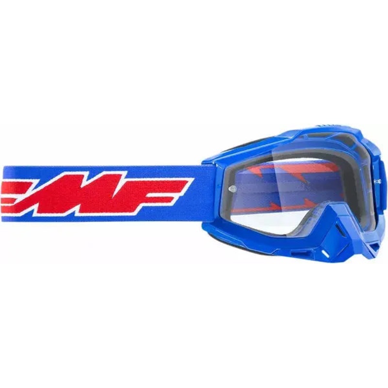 FMF Vision PowerBomb OTG Rocket Goggles Blue / Clear