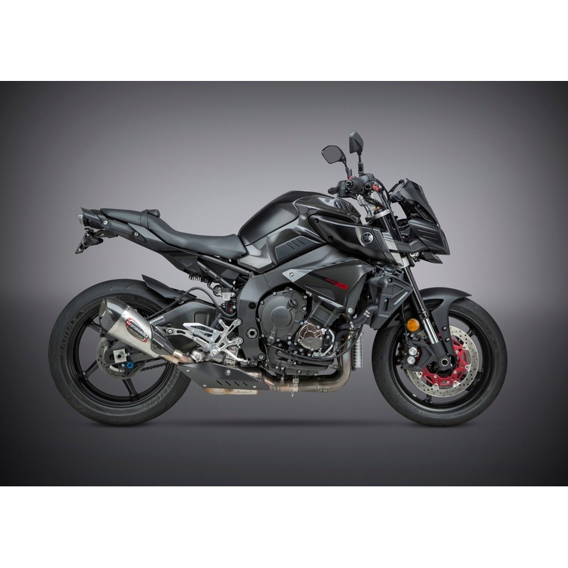 FZ-10 17/MT-10 18-21 ALPHA T Stainless Slip-On Exhaust, w/ Stainless Muffler