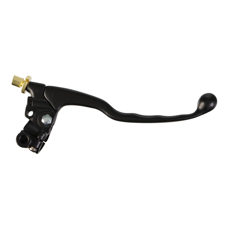 Whites Brake Lever Assembly – Black, with Mirror Mount