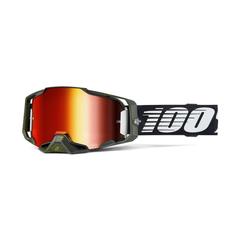 100% Armega Goggles Soledad / Mirror Red Lens