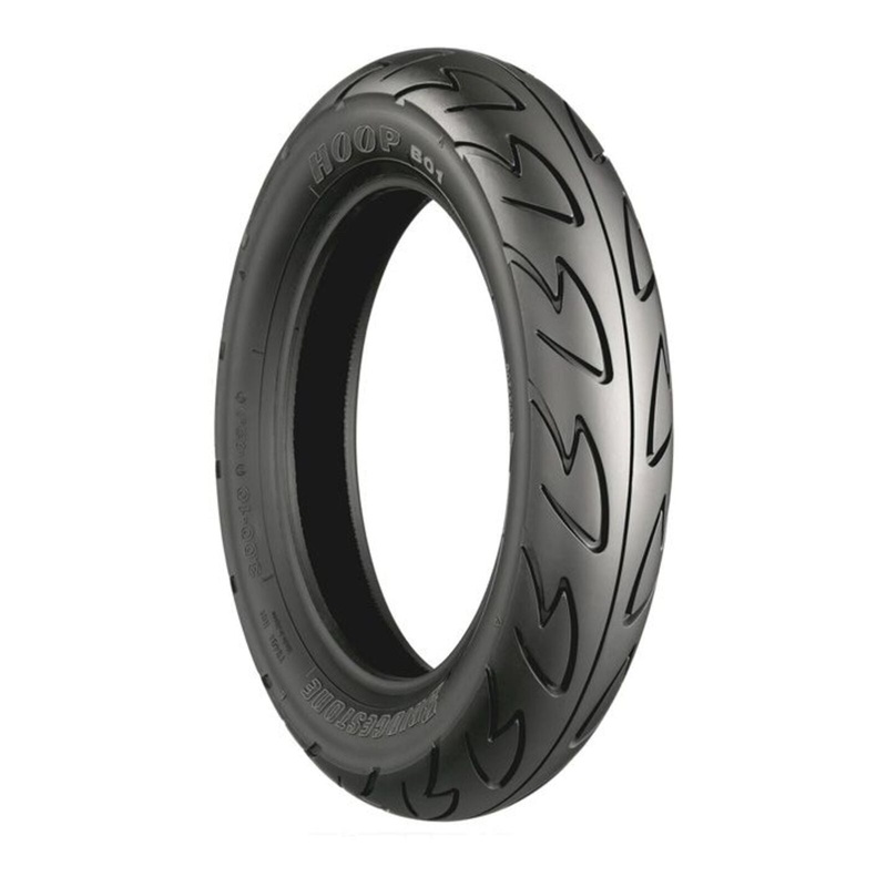 Bridgestone B01 Hoop 80/90-10 Front / Rear Scooter Tubeless Tyre (44J)