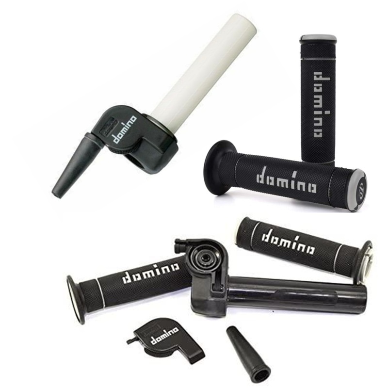 DOMINO THROTTLE AND GRIP SET (FAST OR SLOW ACTION)