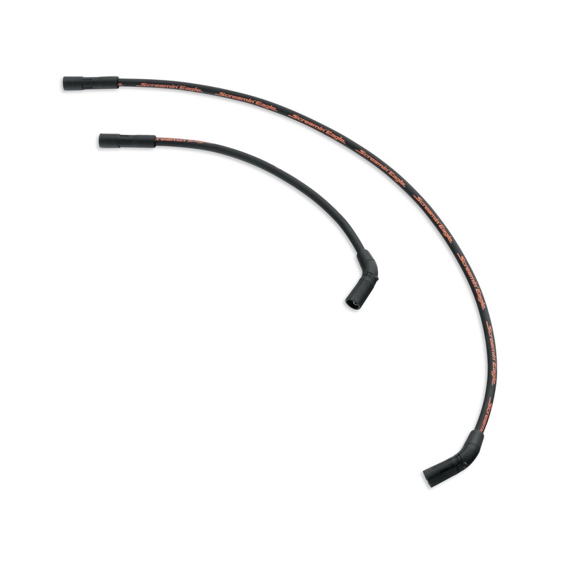 Harley-Davidson 32303-08A Screamin’ Eagle 10mm Phat Spark Plug Wires 09-16 Touring and Trike models Screaming Eagle