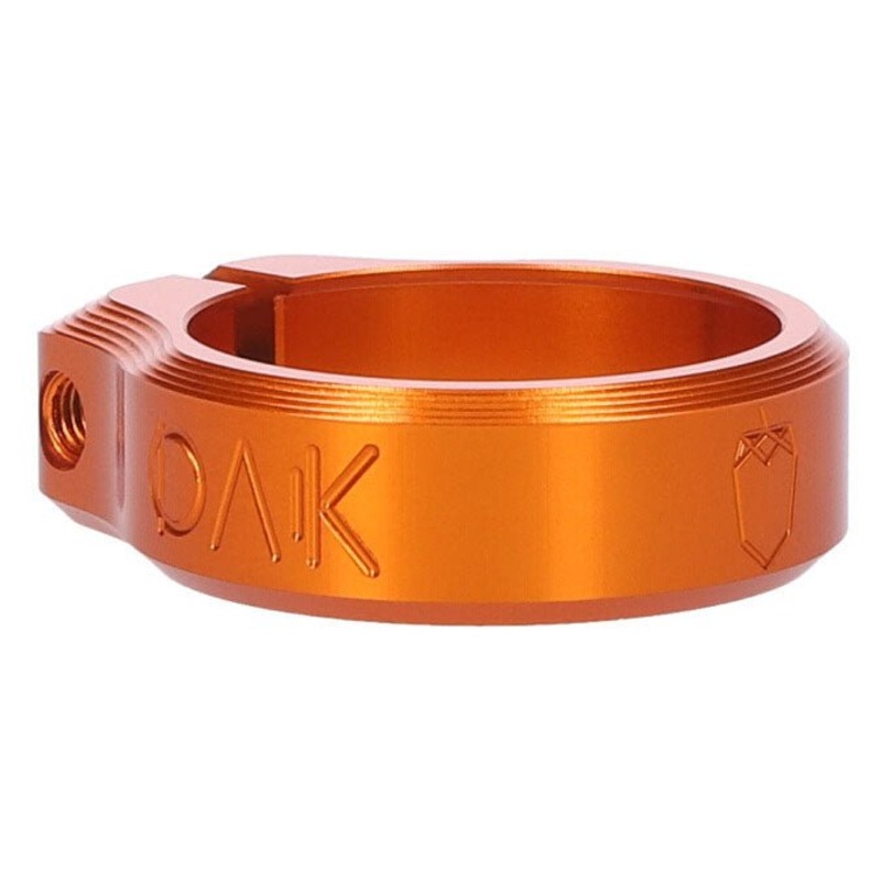 OAK Components Orbit Seatpost Clamp – 34.9mm Inner Diameter – Orange