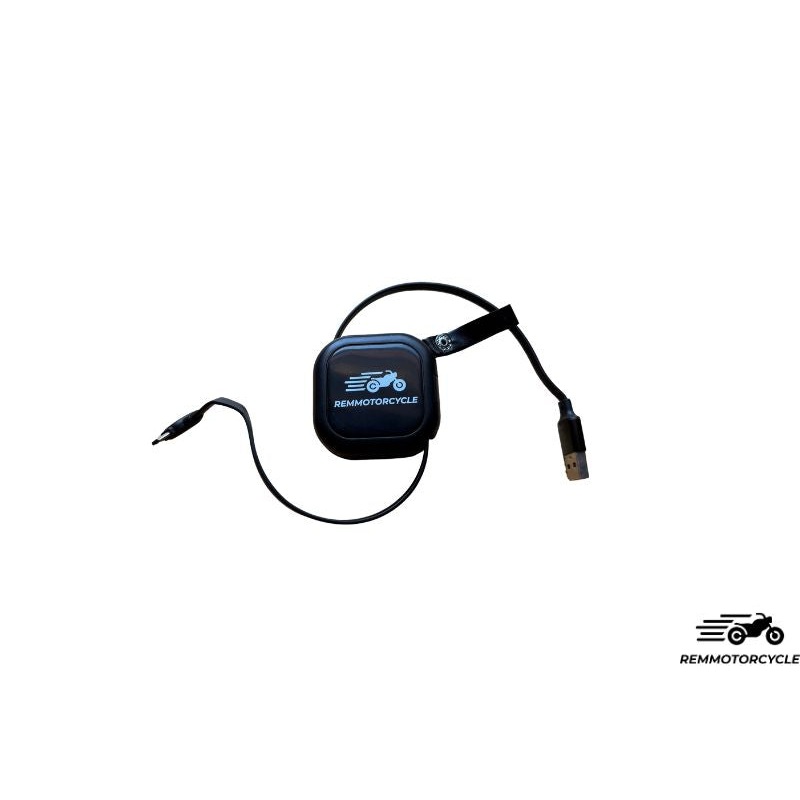 Remmotorcycle Multi-Port Charger Cable with Phone Mount