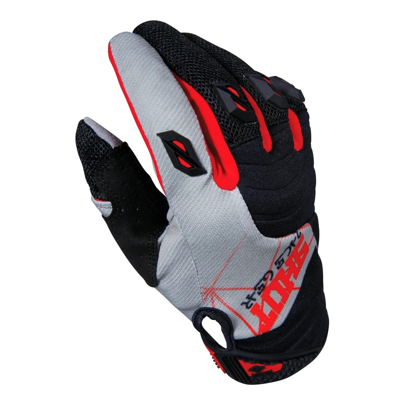 Shot Contact Gloves Infinite Grey / Red