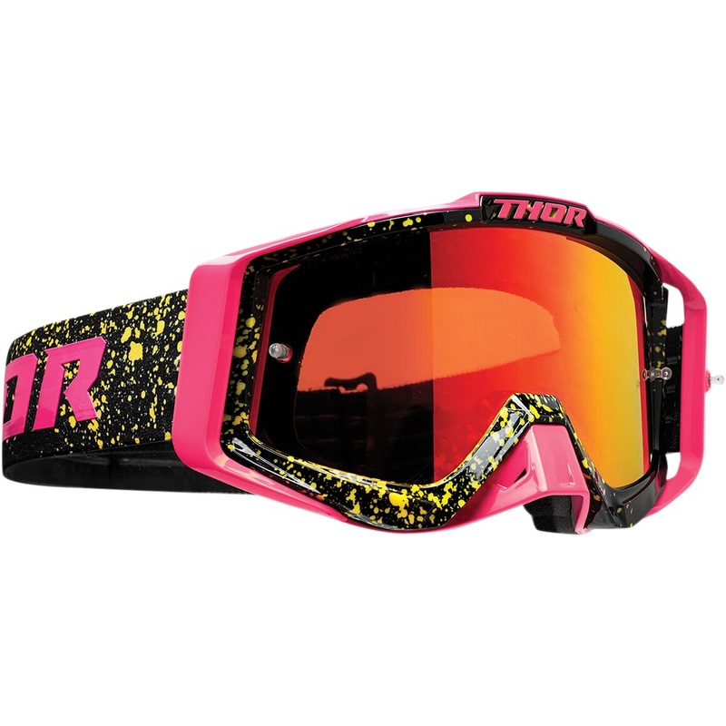 Thor Sniper Pro Splatta Goggles Fluo Pink / Black