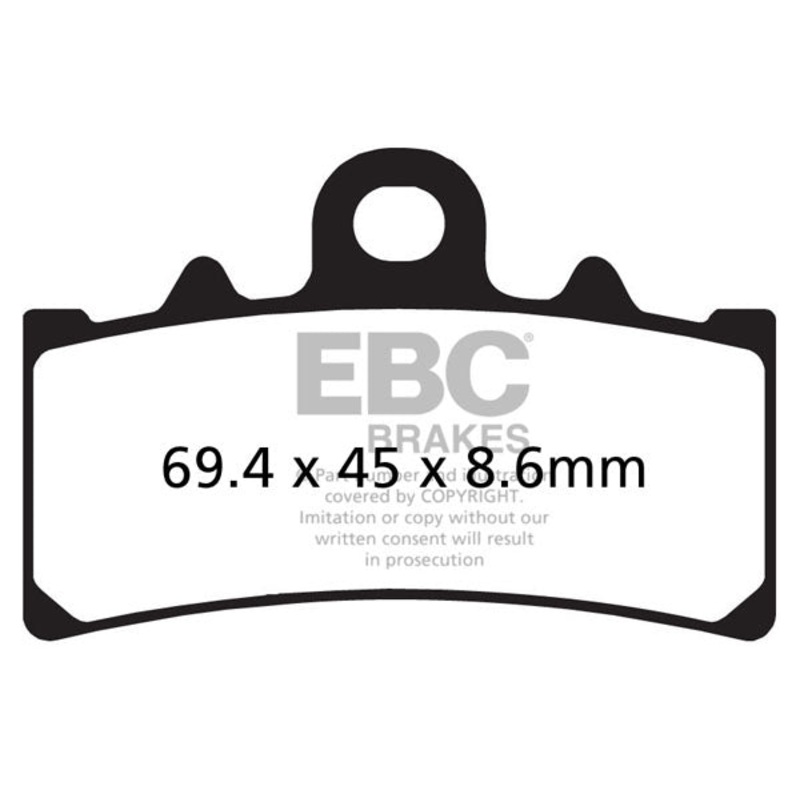 Brakes -FA606 Organic – EBC (Front)