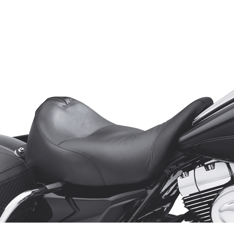 Harley Davidson 51700-09 Signature Series Solo Seat with Rider Backrest KIT-SEAT,SIGNATURE,W/RIDER BKRST,FLT