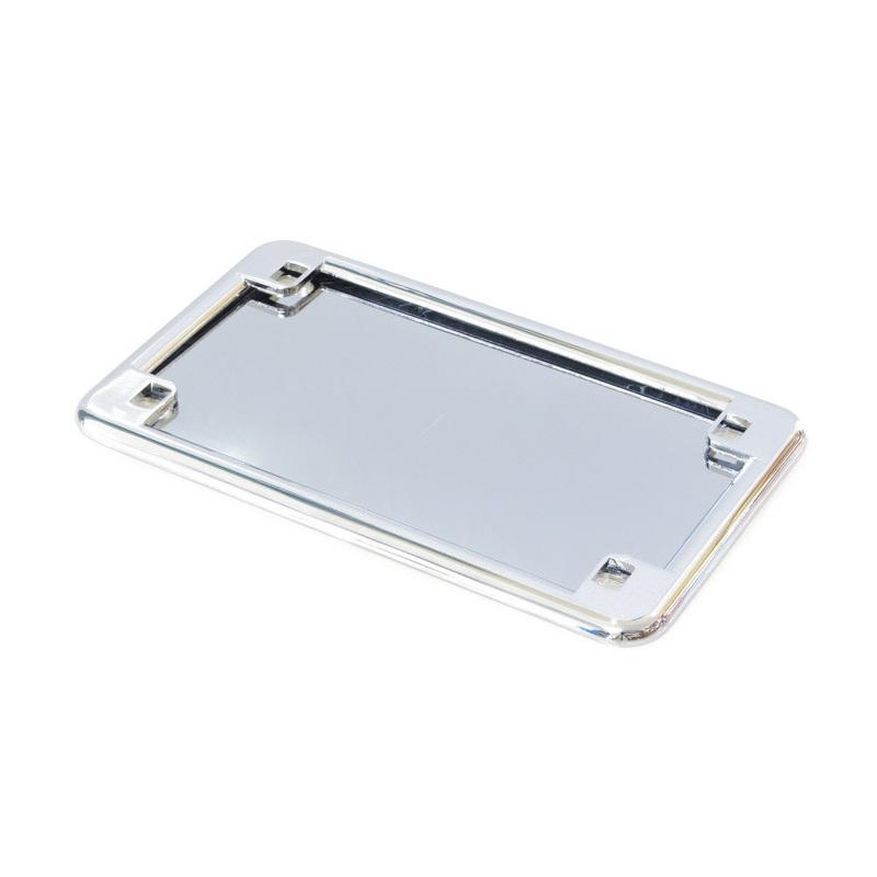 Number Plate Frame with 4in. x 7in. Backing Plate – Chrome.