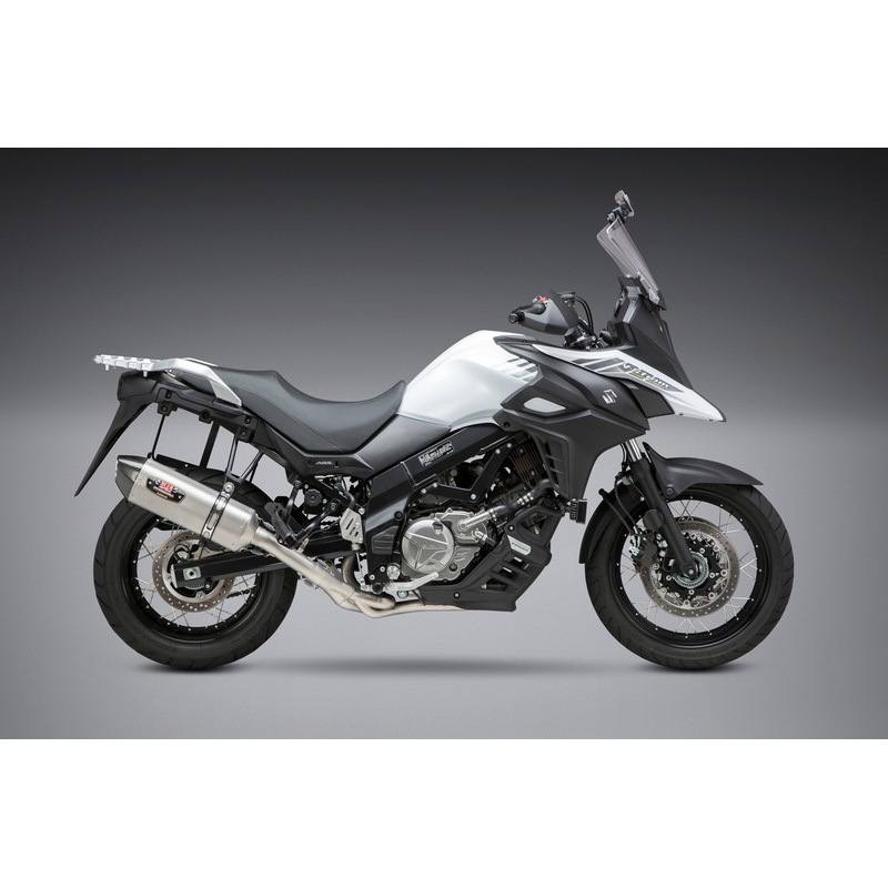 V-STROM 650 17-25 Race R-77 Stainless 3/4 Exhaust, w/ Stainless Muffler