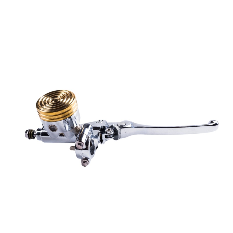 MOTORCYCLE BRAKE AND CLUTCH LEVER CHROME BRASS 7/8 OR 1INCH