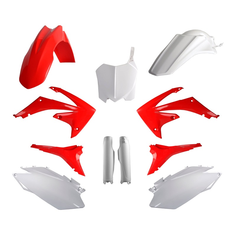 Polisport Full Kit Honda CRF250R ’11-’13 / CRF450R ’11-’12 – OEM Red / White