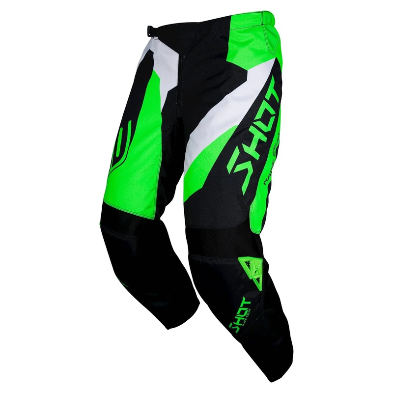 Shot Devo Alert MX Trouser Black / Green / White