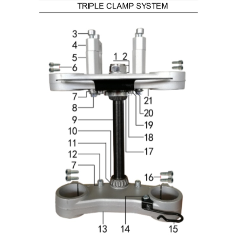 Upper Clamp – 150DH & 230DH Gas Dirt Bike