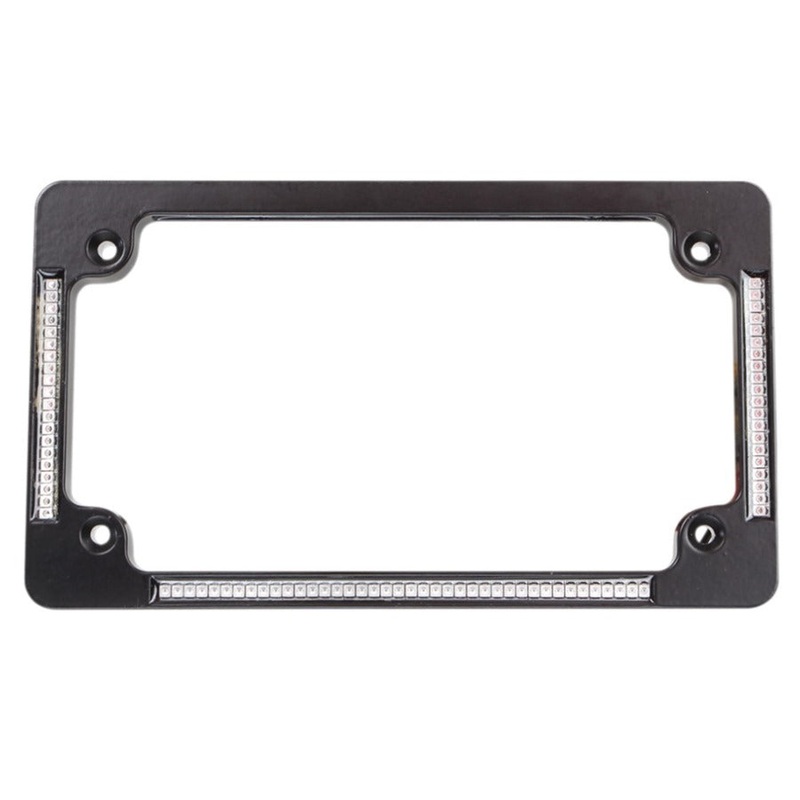 All-in-One License Plate Frame – Black