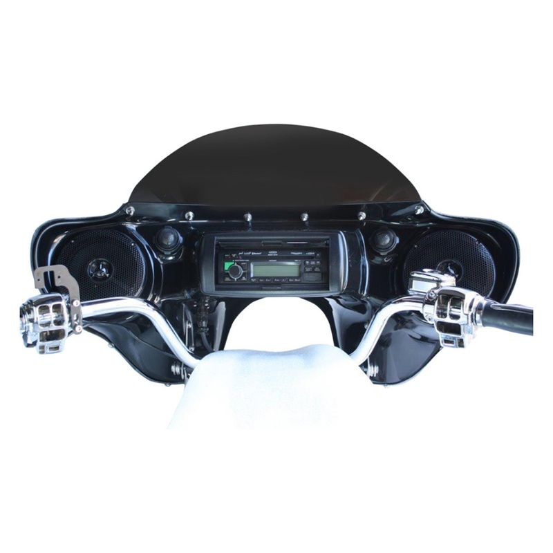 HOPPE INDUSTRIES – SPORTZILLA FAIRINGS WITH STEREO RECEIVER – Sport Stereo Fairing – Handlebar Control – Road King – 94-98 FLHR
