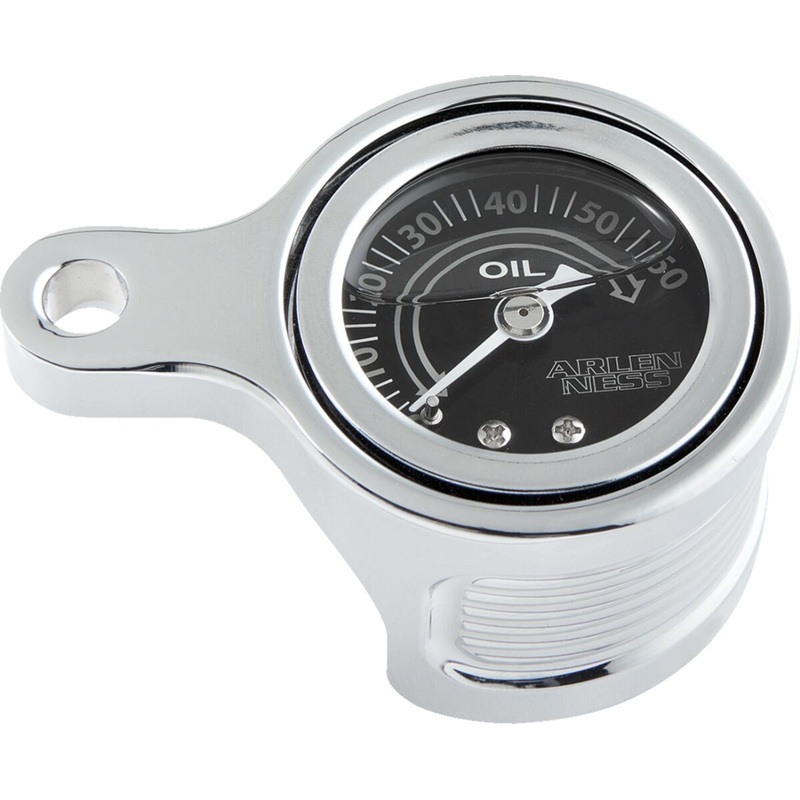 Method Oil Pressure Gauge, Chrome –  99-17 Twin Cam