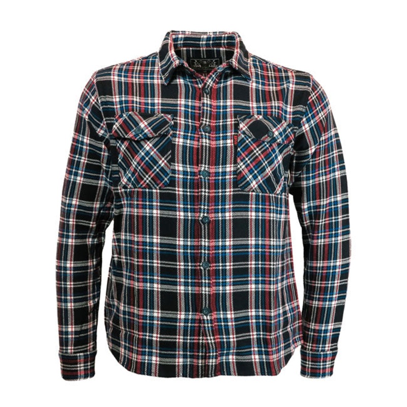 13 And A Half Magazine Woodland Check Shirt Navy / Red