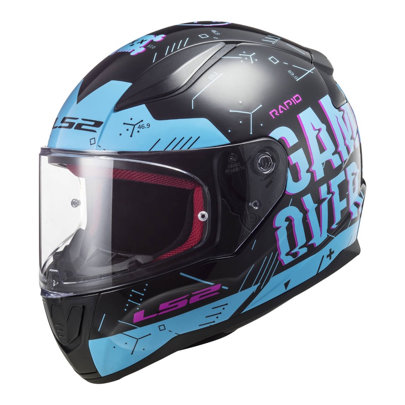 LS2 FF353 Rapid Player – Black / Sky Blue 06