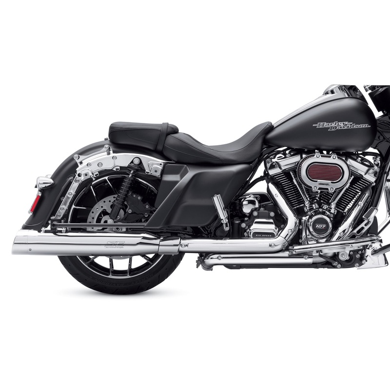 Harley-Davidson 65600331 Screamin’ Eagle High-Flow Exhaust System with Street Cannon Mufflers Screaming Eagle