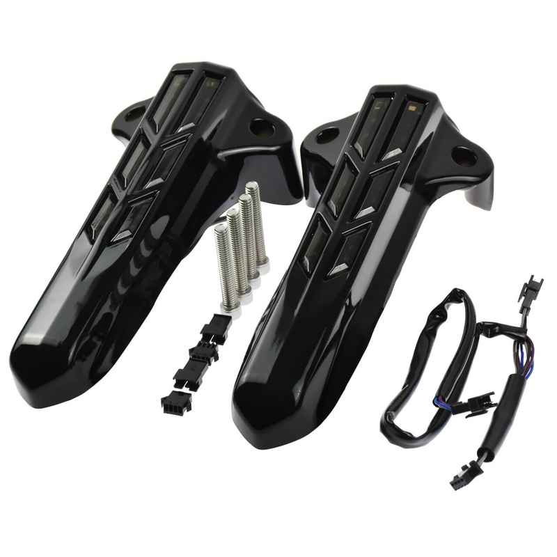 Lower Fork Leg Covers Lights for Harley Touring 2014-later | Mactions