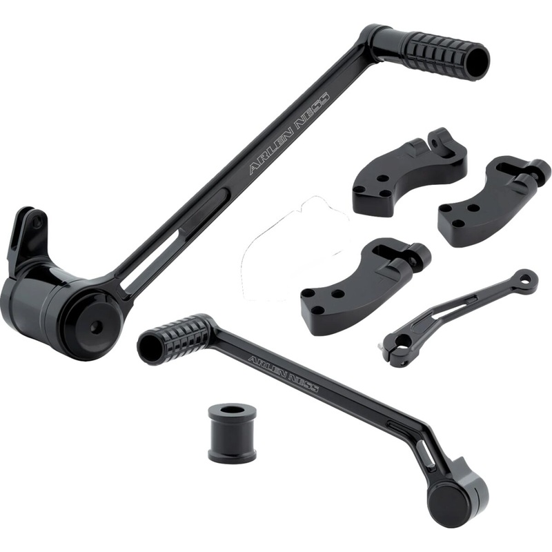 +3″ Extended Foot Control Kit, Black – Touring