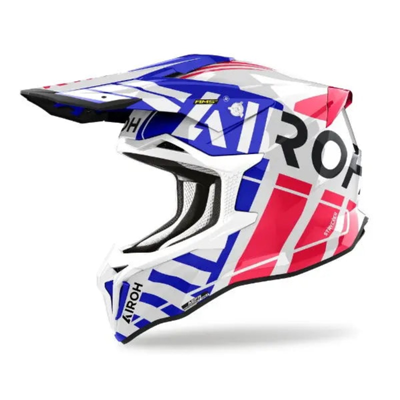 Airoh Strycker Brave Gloss Blue / Red