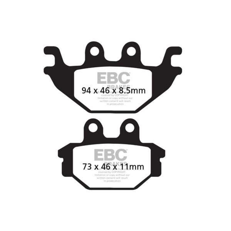Brakes – FA377HH Fully Sintered – EBC (Rear)