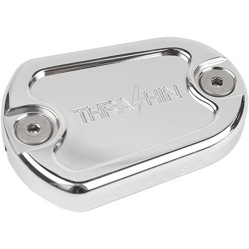 Dished Rear Brake Reservoir Cap, Polished – 15-17 Sportster