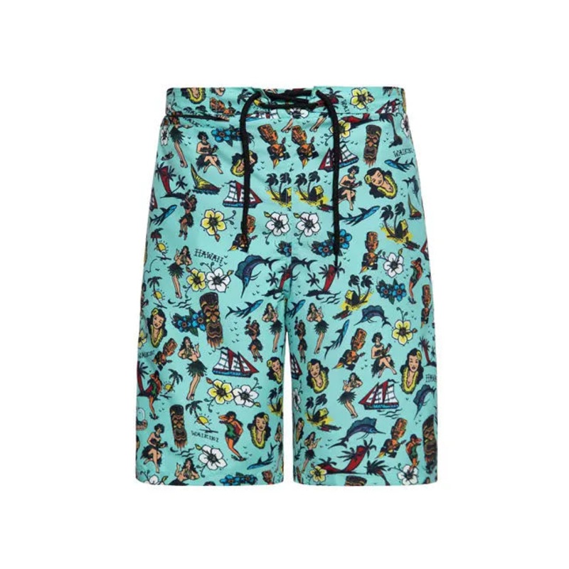 King Kerosin Hawaii Swimshort Mint
